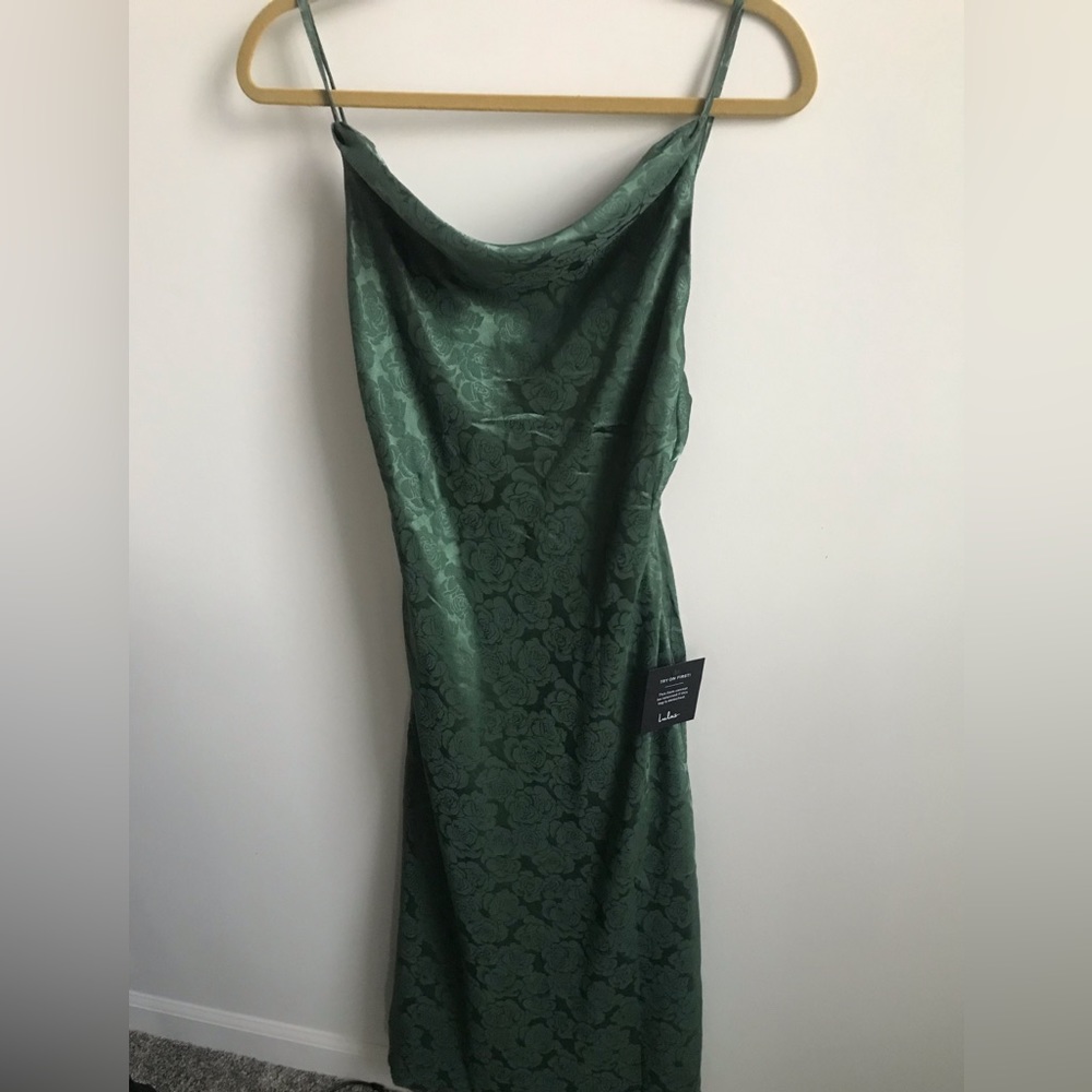 Lulus midi dress. Green. New with tags!